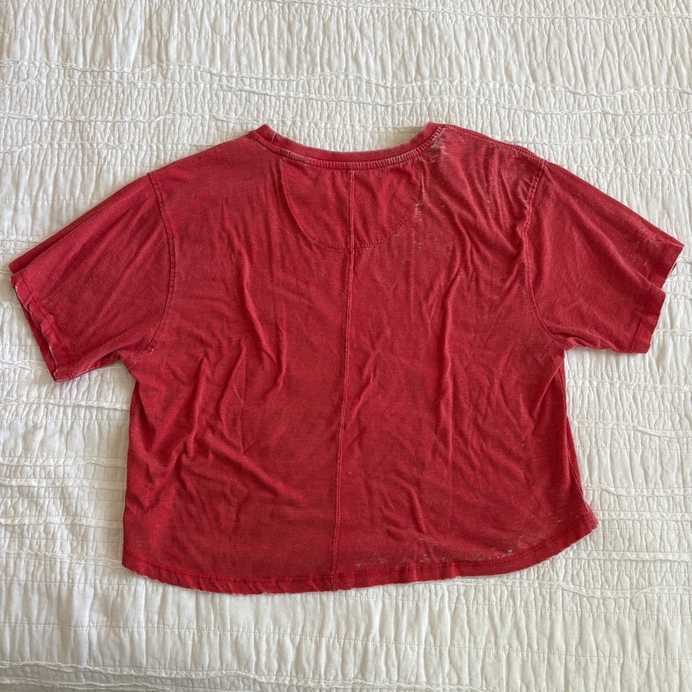 Pressbox NC State Cropped Graphic Tee - Picture 4 of 5